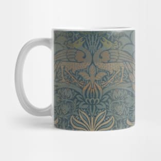 Peacock and Dragon by William Morris Mug